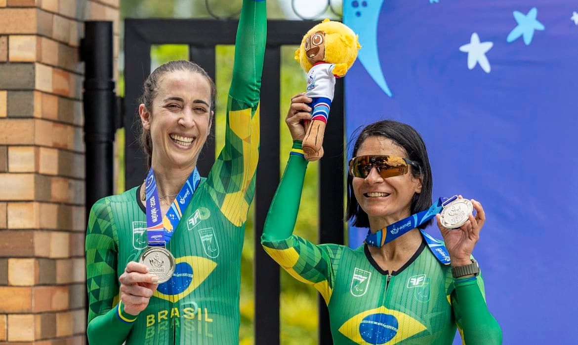 Brasil conquista sete medalhas no ciclismo de estrada nos Jogos Parasul-Americanos, com destaque para Jerusa Geber