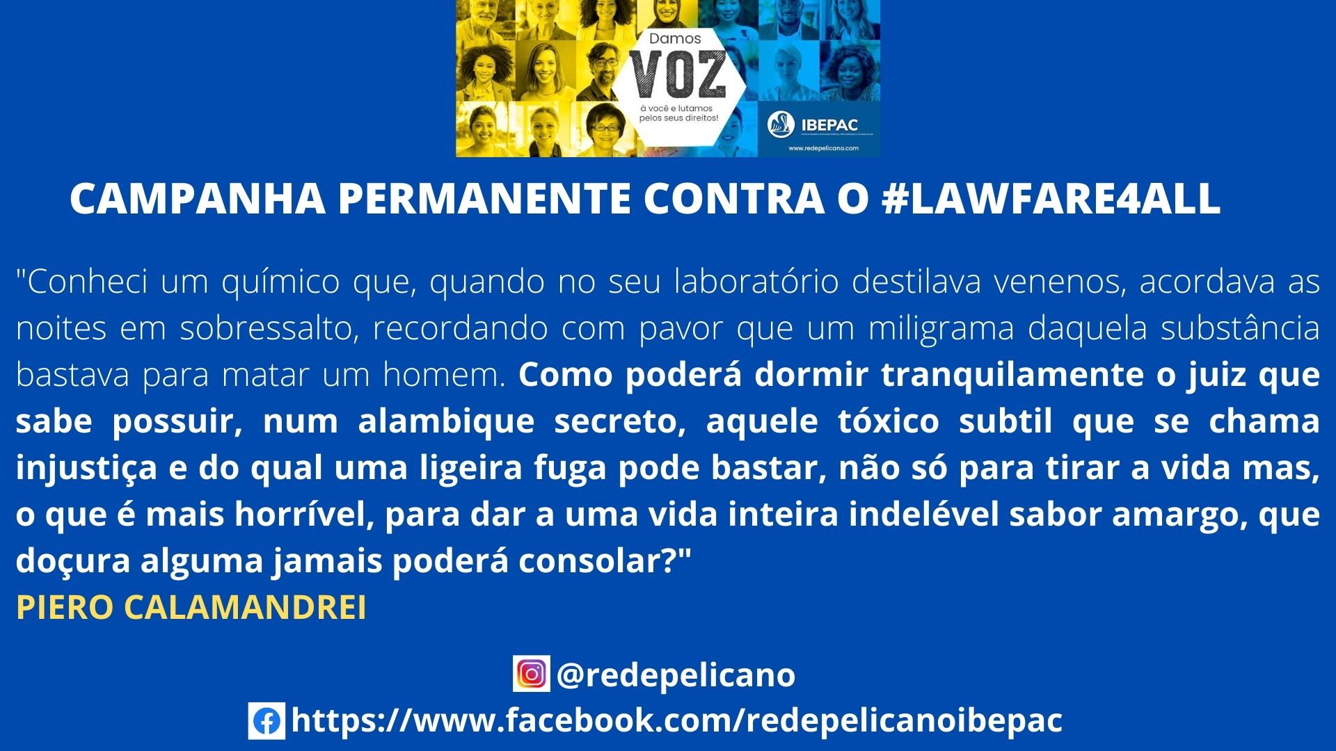 REDE PELICANO PIERO CALAMANDREI