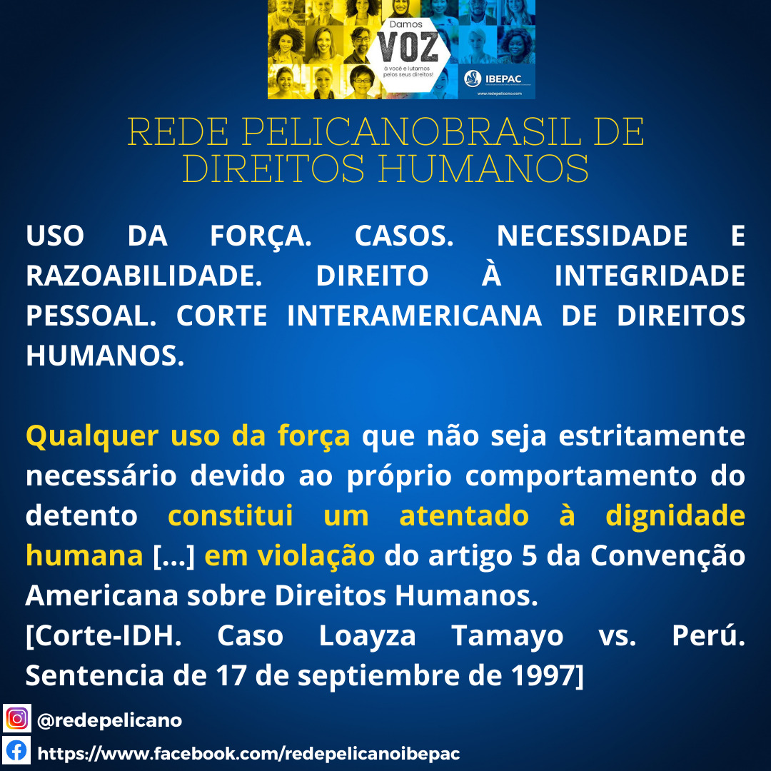 REDE PELICANO USO DA FORCA