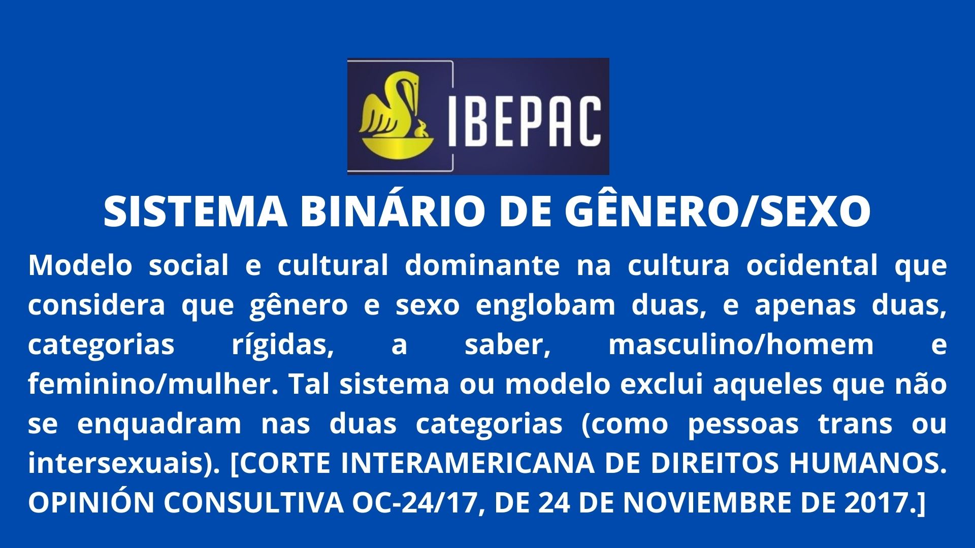 SISTEMA BINARIO DE GENEROSEXO