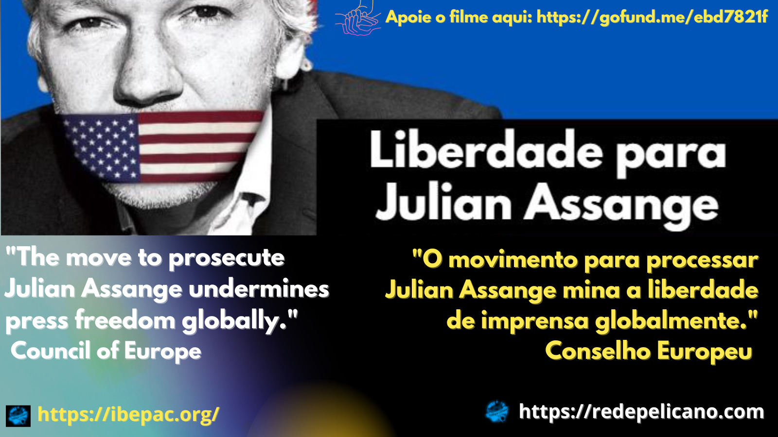 REDE PELICANO IBEPAC CONSELHO EUROPEU ASSANGE