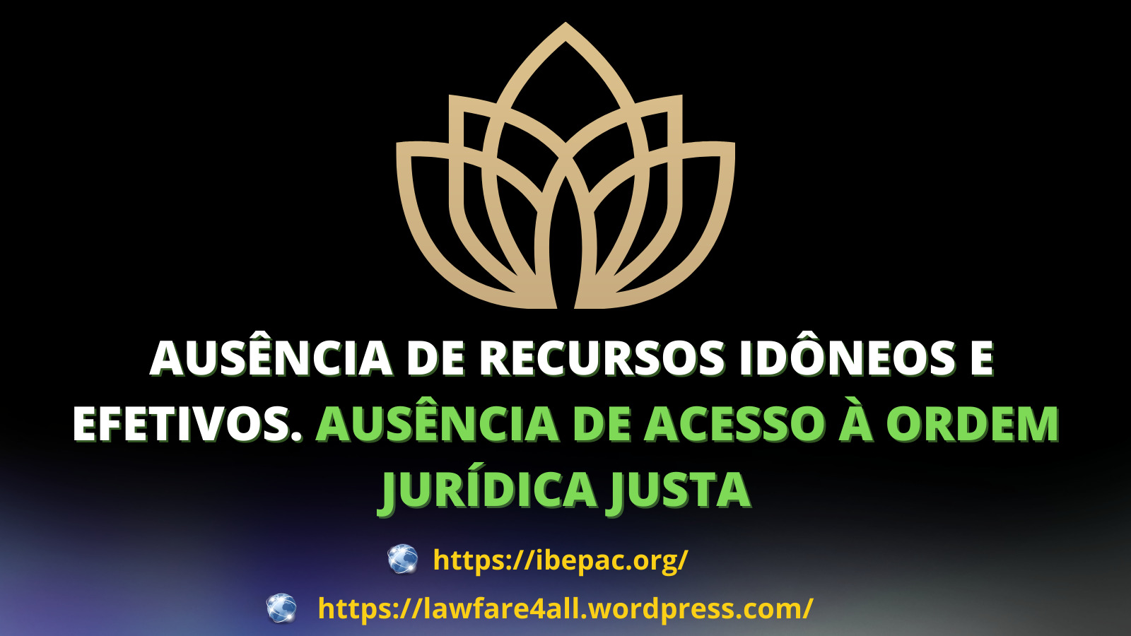 1 REDE PELICANO IBEPAC RECURSO EFETIVO