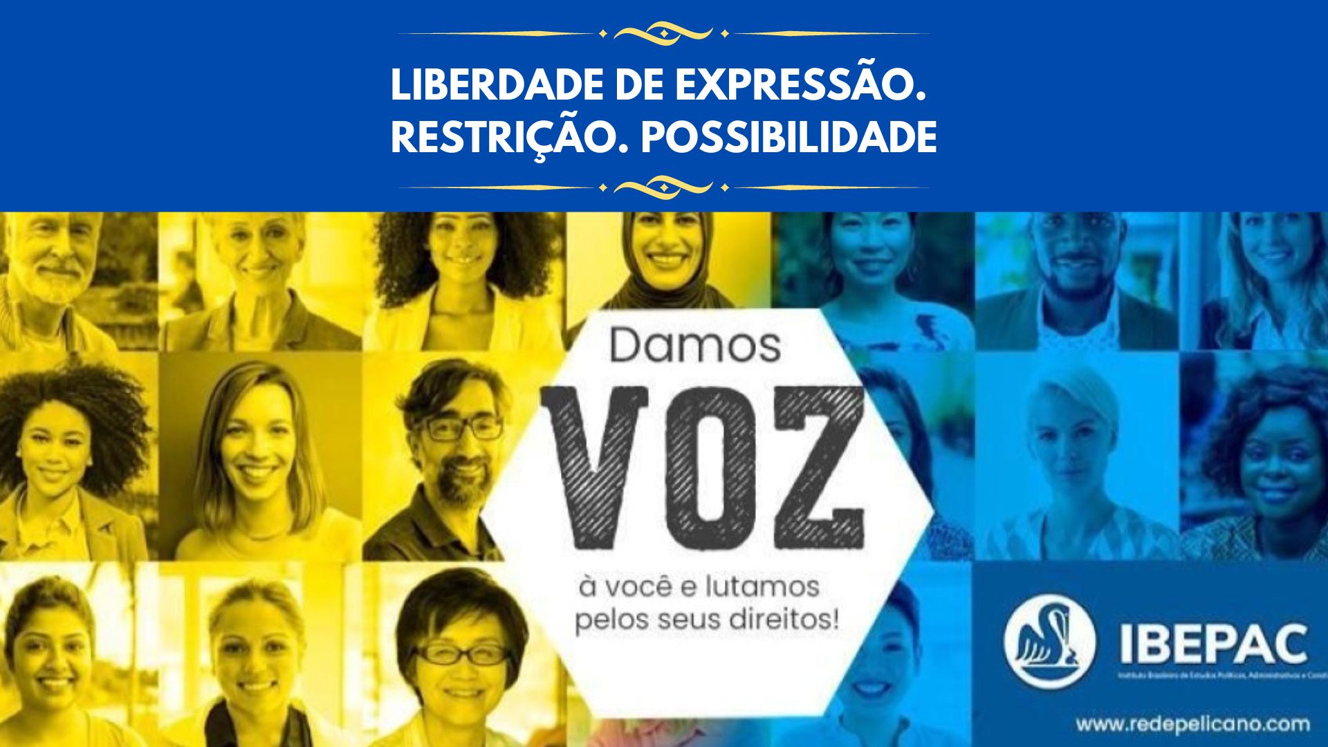 liberdade de expressÃo. restriÇÃo. possibilidade