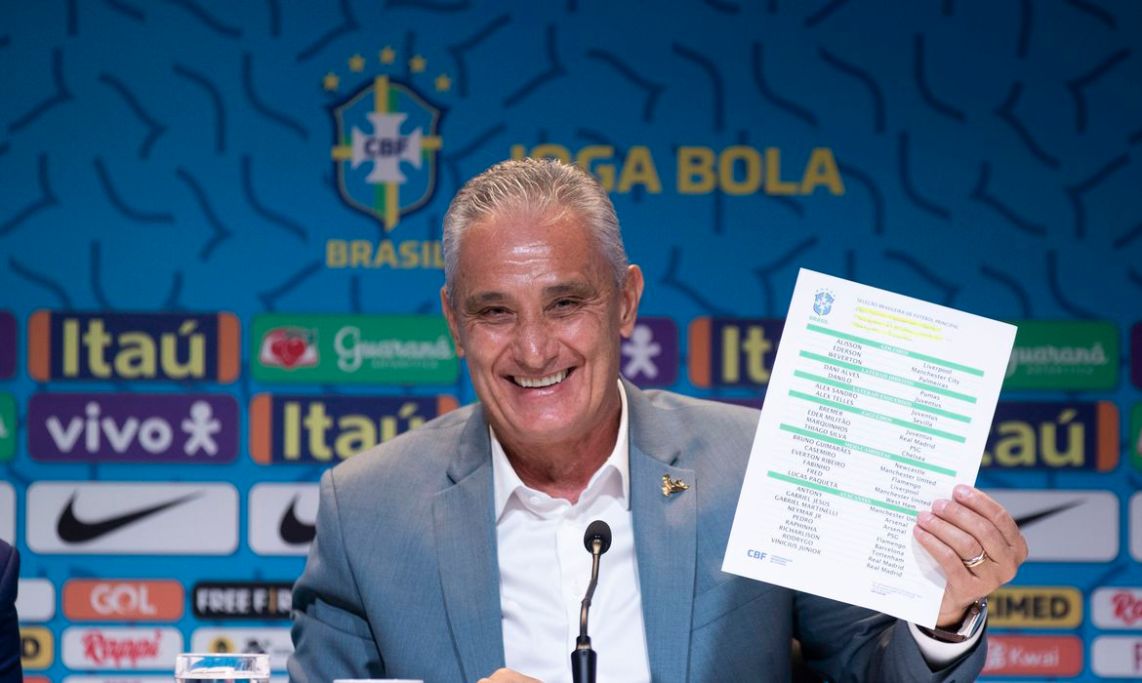 com 15 estreantes em copas tite convoca brasil para o mundial