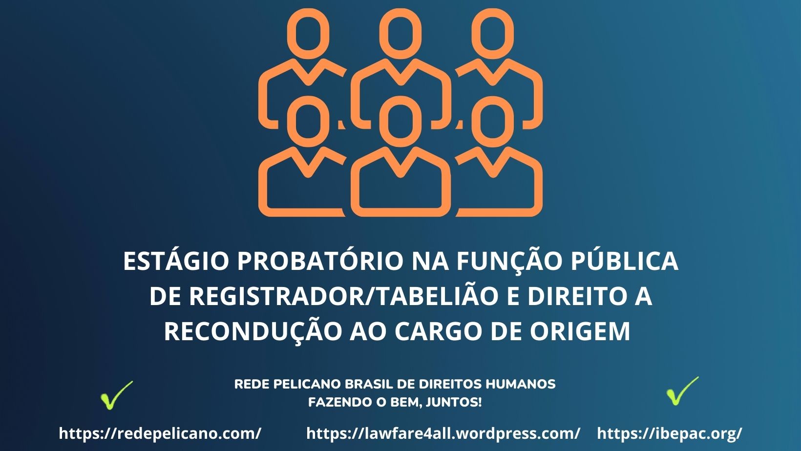 #reconducao #redepelicano, #pelicano, #ibepac,