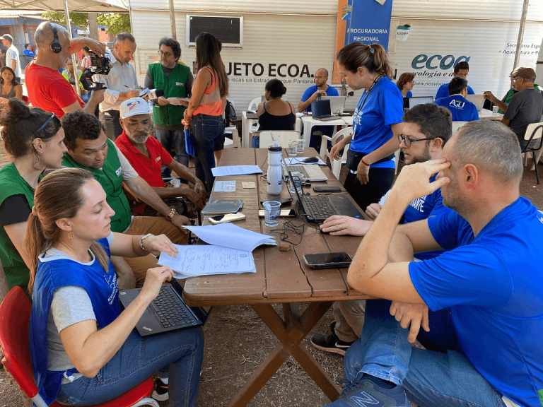 JUIZADO ITINERANTE FEDERAL FLUVIAL ATENDE 918 RIBEIRINHOS E EXPEDE MAIS DE R$ 1 MILHÃO EM RPVS EM CINCO DIAS NO BAIXO PANTANAL