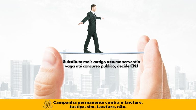 Substituto mais antigo assume serventia vaga até concurso público, decide CNJ