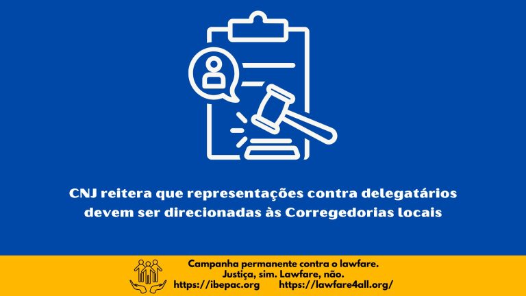 Representações contra delegatários devem ser direcionadas às Corregedorias locais