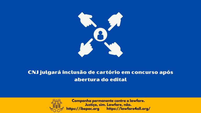 CNJ julgará inclusão de cartório em concurso após abertura do edital