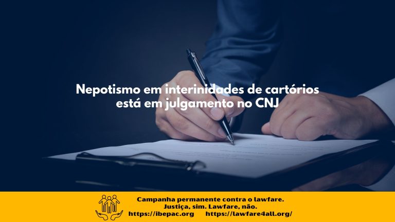 CNJ avalia limites do nepotismo em cartórios